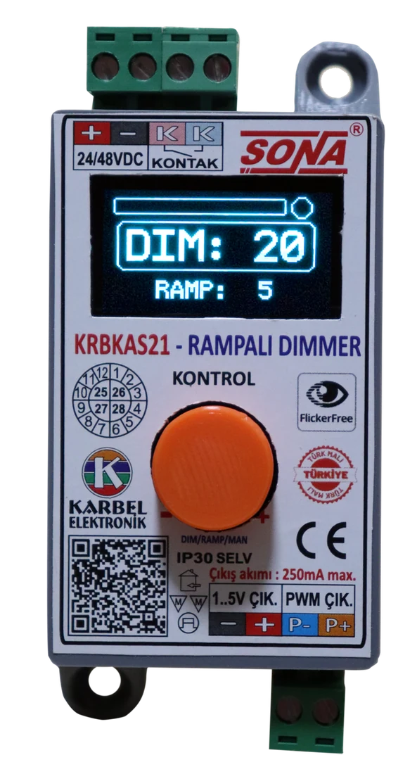 KRBKAS21-24/48V OLED RAMPALI DİMMER