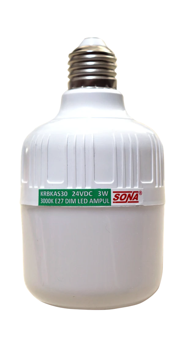 KRBKAS30 – DC24V 3W/5W DİMLİ LED AMPUL